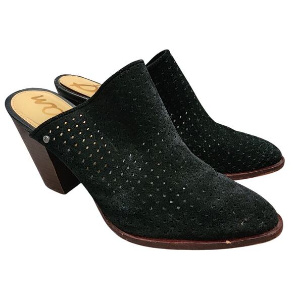 Sam Edelman Bates Black Suede Mule, Size 9 - Picture 1 of 8